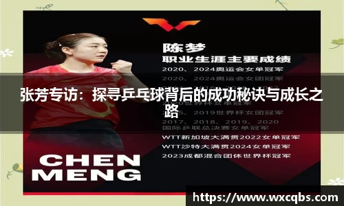 张芳专访：探寻乒乓球背后的成功秘诀与成长之路